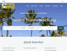 Tablet Screenshot of homesforsaleinsebring.com